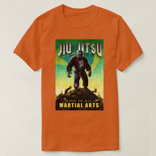 Jiu Jitsu Gorilla Destroyer T-Shirt (Design vorne)