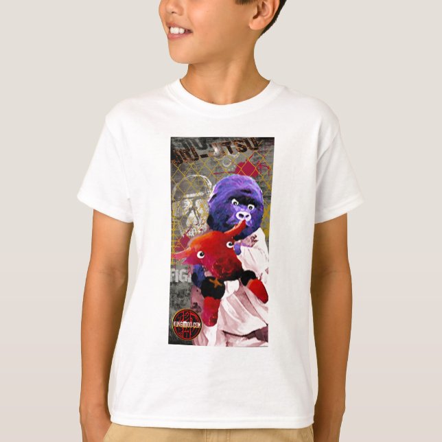 Jiu-Jitsu Grungy T-Shirt (Vorderseite)