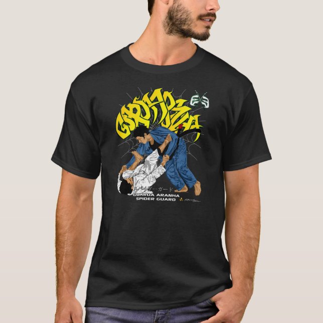 Jiu-Jitsu Guarda Aranha - Spinnen-Schutz T-Shirt (Vorderseite)