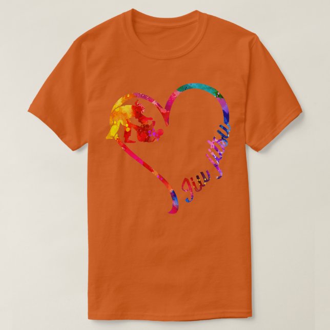 Jiu jitsu heart T-Shirt (Design vorne)