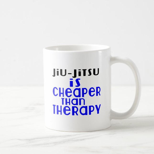 Jiu-Jitsu ist billiger als Therapie Tasse (Rechts)