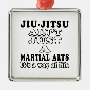 Jiu-Jitsu ist nicht gerade Kampfkünste Silbernes Ornament