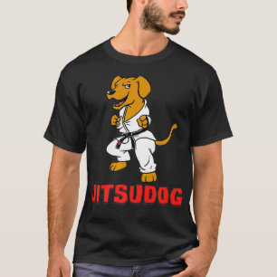 Jiu Jitsu Jitsudog Brasilianischer BJJ Training Do T-Shirt