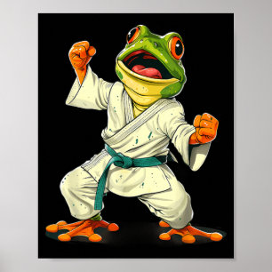 Jiu-Jitsu Judo Toad MMA Kampfsport Taekwondo Poster