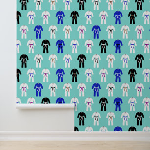 Jiu Jitsu Jujitsu Martial Arts Anzugs Pattern Tapete