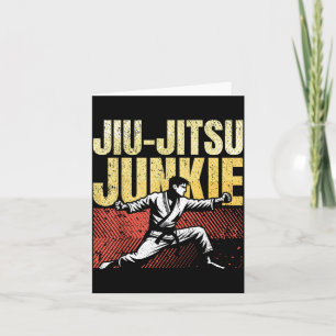 Jiu-Jitsu Kämpfer Jujutsu Ju-Jitsu BJJ brasilianis Karte