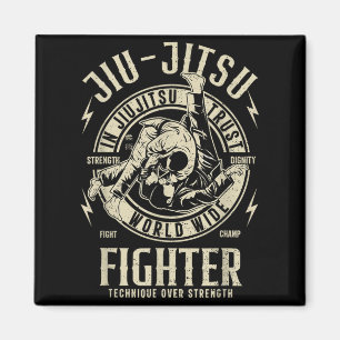 JIU Jitsu Kämpfer Lustiges BJJ T Brasilianischer J Magnet