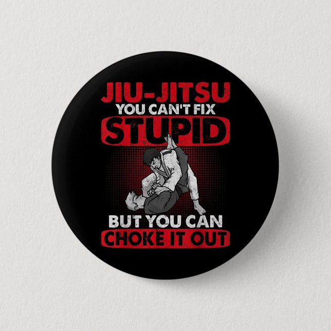 Jiu-Jitsu kann dummes Ersticken nicht beheben Kamp Button (Vorderseite)