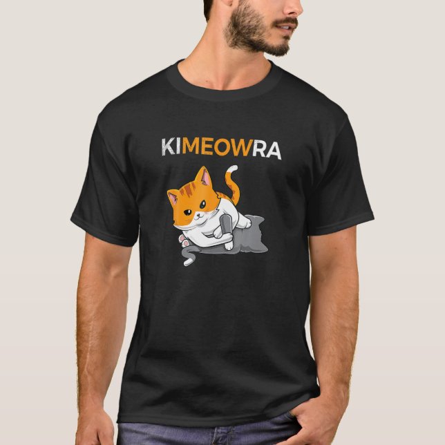 Jiu jitsu Kimura Niedlich Cat Funny BJJ T-Shirt (Vorderseite)