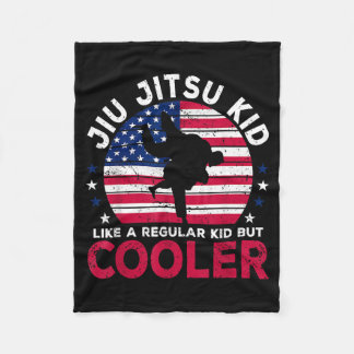 Jiu Jitsu Kind Martial Arts Lustig Amerikanisch Br Fleecedecke