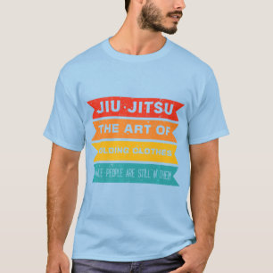 Jiu Jitsu Kunst des Faltenkleidens Jujitsu T-Shirt