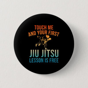 Jiu Jitsu Kunst für Männer Frauen Brasilianisches  Button
