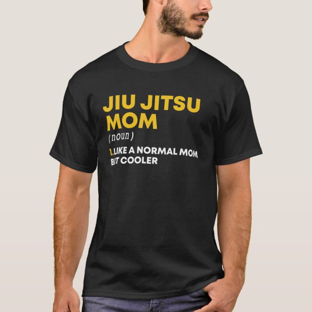 Jiu Jitsu Mama Cooler Cooler Combat BJJ MIXED MART T-Shirt (Vorderseite)