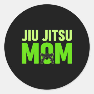 Jiu Jitsu Mama Mothers Day Runder Aufkleber