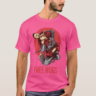 Jiu Jitsu Martial Arts Free Hugs T-Shirt