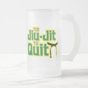 Jiu-Jitsu Mattglas Bierglas
