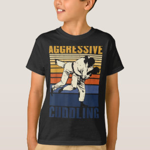 Jiu Jitsu MMA BJJ Judo aggressives Kuscheln T-Shirt