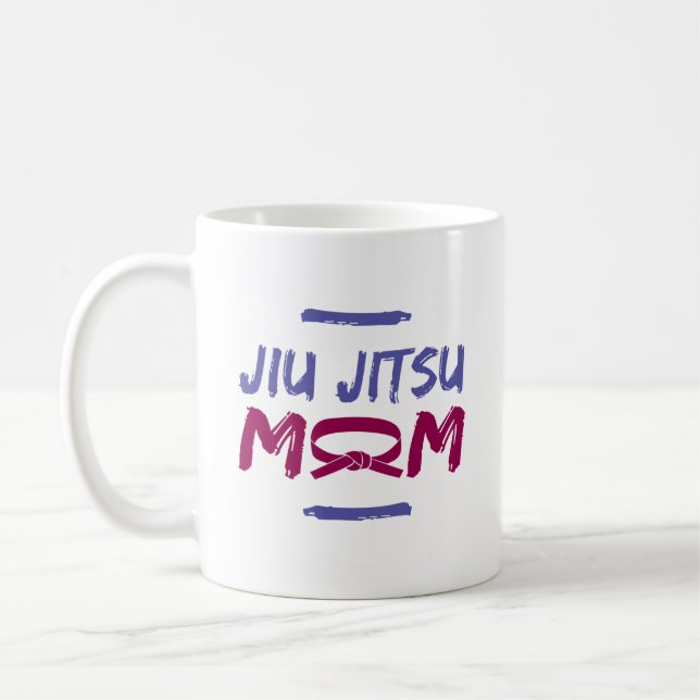Jiu Jitsu Mom Kaffeetasse (Links)