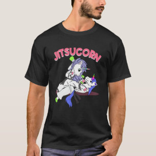 Jiu Jitsu Niedliche Selbstverteidigung des Einhorn T-Shirt