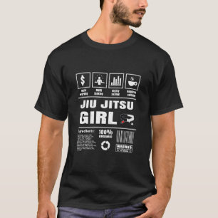 Jiu Jitsu - Niedlicher Brasilianer Jiu Jitsu Girl  T-Shirt