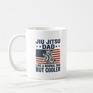 Jiu Jitsu Papa Vintage Flag Shirt Design_1 Kaffeetasse