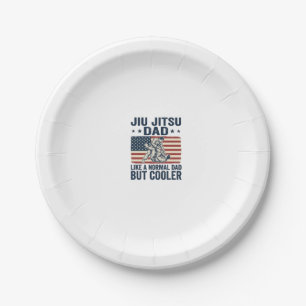 Jiu Jitsu Papa Vintage Flag Shirt Design_1 Pappteller