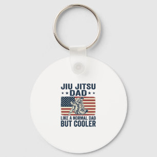 Jiu Jitsu Papa Vintage Flag Shirt Design_1 Schlüsselanhänger