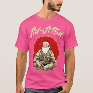Jiu Jitsu Santa Brazilian MMA BJJ Pajamas Christma T-Shirt