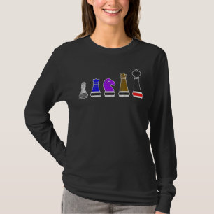 Jiu Jitsu Schachfiguren Schach Und Spieler 1 T-Shirt