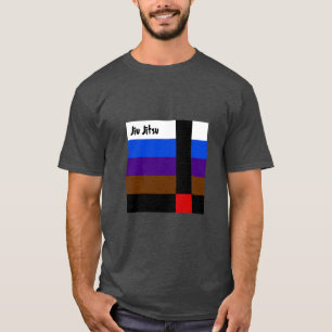 Jiu Jitsu schnallt T - Shirt um