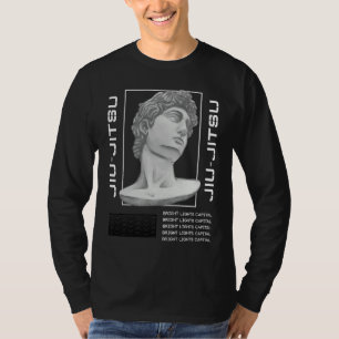 Jiu Jitsu Statue Kopf MMA Wrestling BJJ Boxen T-Shirt