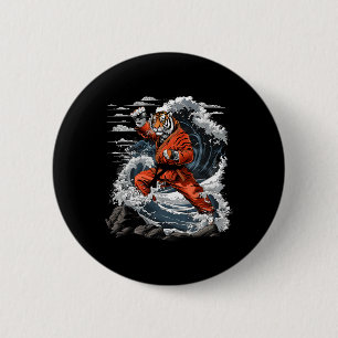 Jiu-Jitsu Tiger Kung Fu Taekwondo Kickboxen Marti Button