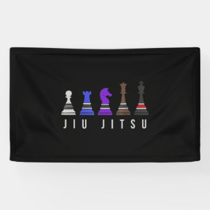 jiu jitsu    Trainingschach, Geschenk bjj mit Text Banner