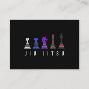 jiu jitsu    Trainingschach, Geschenk bjj mit Text Begleitkarte