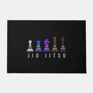jiu jitsu Trainingschach, Geschenk bjj mit Text Fußmatte