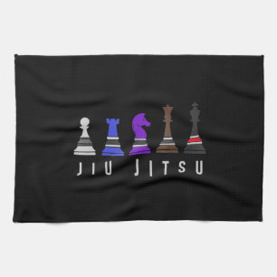jiu jitsu    Trainingschach, Geschenk bjj mit Text Geschirrtuch