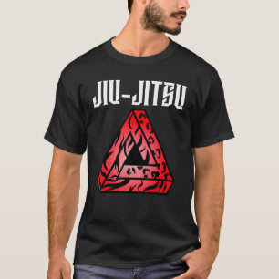 Jiu Jitsu Tribal Gracie Triangle Bjj Grapple T-Shirt