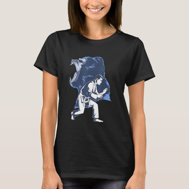 Jiu Jitsu und Grappling Gorilla T-Shirt (Vorderseite)