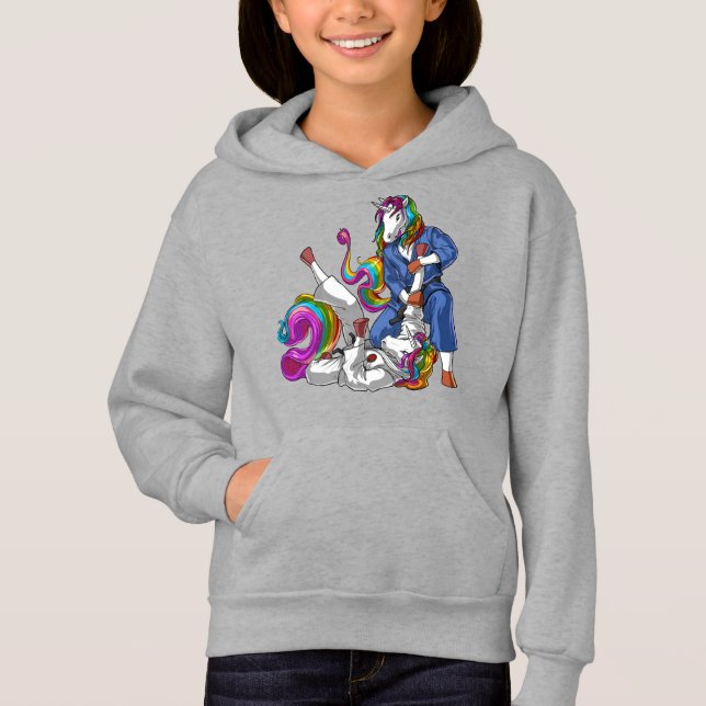 Jiu-Jitsu Unicorns Hoodie (Vorderseite)