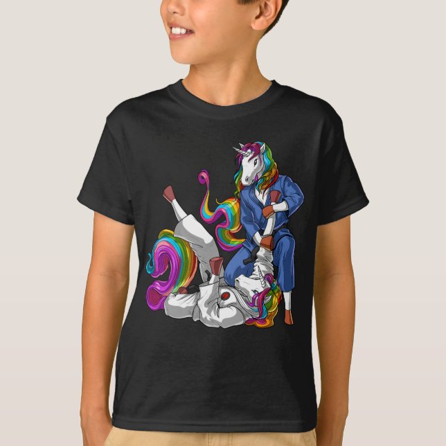 Jiu-Jitsu-Unicorns T-Shirt (Vorderseite)