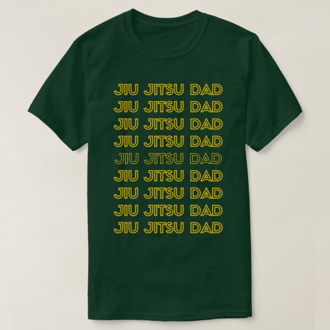 Jiu Jitsu Vater 1 T-Shirt (Design vorne)