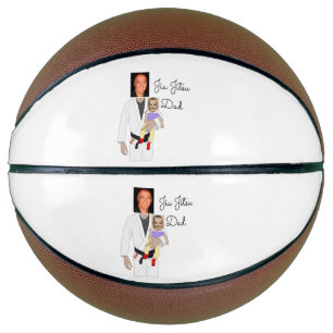 Jiu Jitsu Vater Benutzerdefinierte Foto und handge Basketball