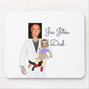 Jiu Jitsu Vater Benutzerdefinierte Foto und handge Mousepad