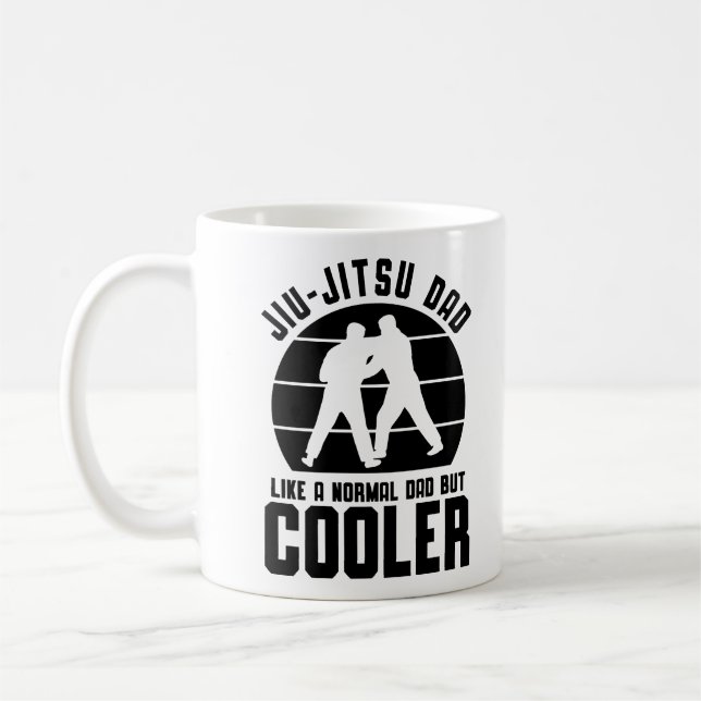 Jiu Jitsu Vater Vater Sprichwort Kaffeetasse (Links)