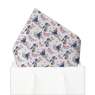 Jiu Jitsu Weihnachts-Tissuepapier in Weiß Seidenpapier