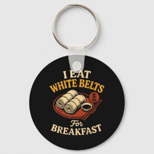 Jiu Jitsu Weißgurt Retro Vintage Esse Weißgurte Schlüsselanhänger
