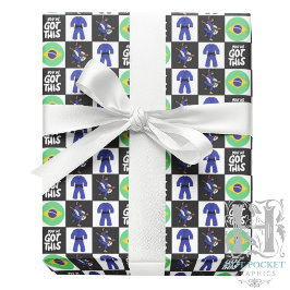 Jiu Jitsu Wrapping Paper Geschenkpapier