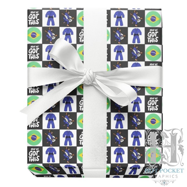 Jiu Jitsu Wrapping Paper Geschenkpapier (Von Creator hochgeladen)