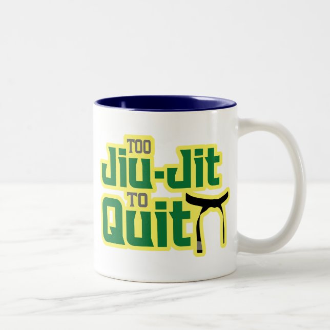 Jiu-Jitsu Zweifarbige Tasse (Rechts)