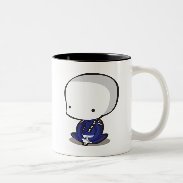 Jiu Jitsu Zweifarbige Tasse (Rechts)